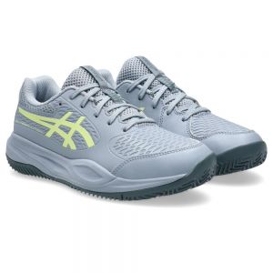 Кросівки для тенісу дитячі Asics Gel-Resolution X GS Clay Grey Blue/Pistachio